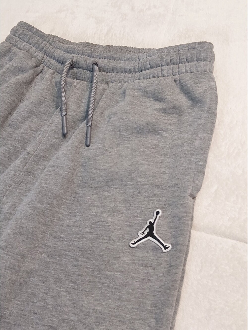 Jordan Boys' Gray Fleece Sweatpants Size L - 0021